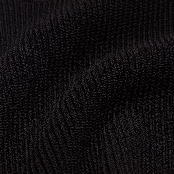 Babaton Black Sculpt Knit Square Neck Top, size M - Picture 3 of 8